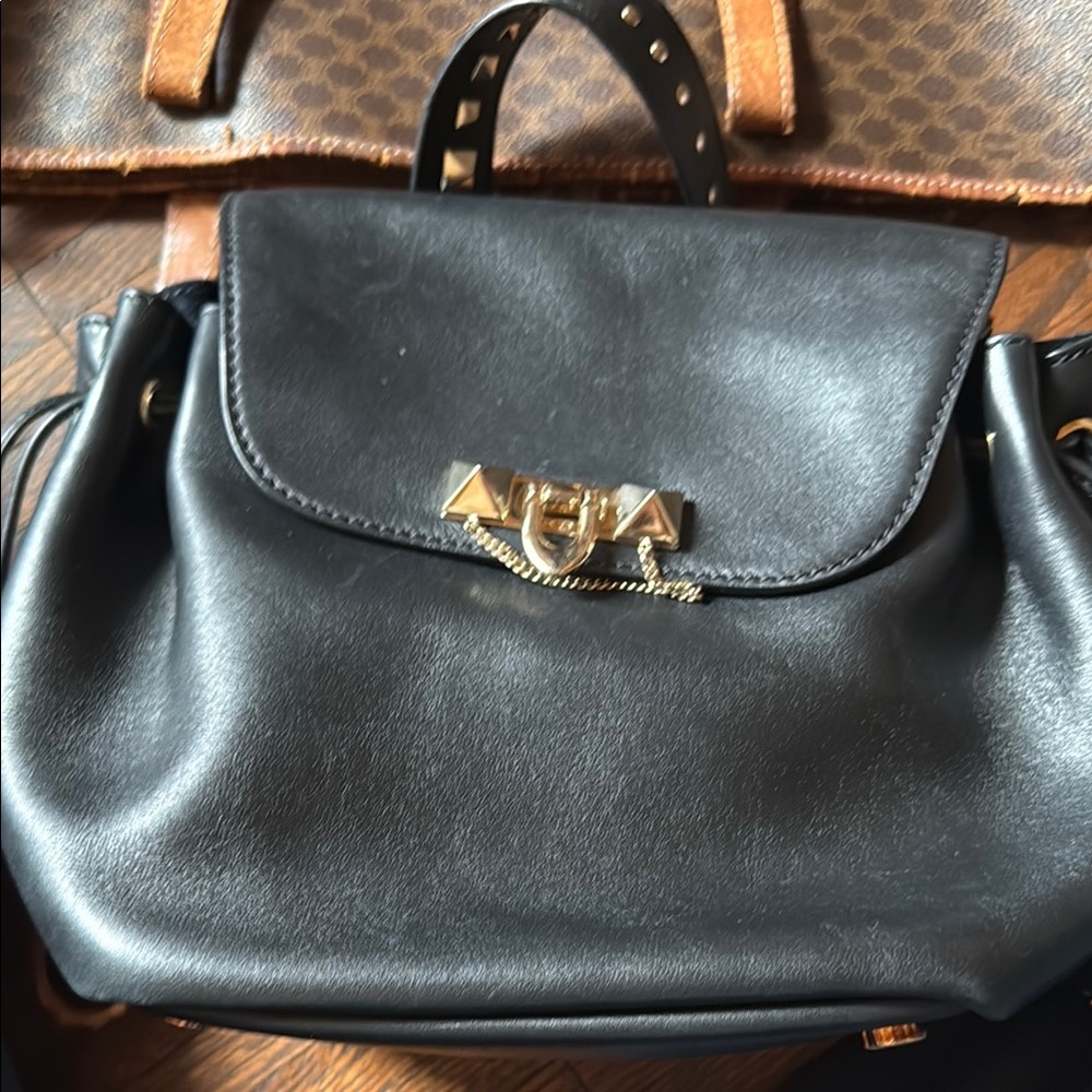 Studded Black Valentino Backpack